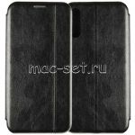 Чехол-книжка кожаный для Samsung Galaxy A70 A705 (черный) Retro Case