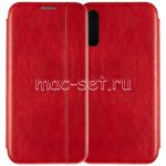 Чехол-книжка кожаный для Samsung Galaxy A70 A705 (красный) Retro Case