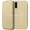 Чехол-книжка кожаный для Samsung Galaxy A70 A705 (золотистый) Fashion Case