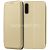 Чехол-книжка кожаный для Samsung Galaxy A70 A705 (золотистый) Fashion Case
