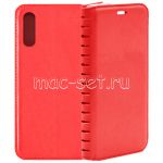 Чехол-книжка кожаный для Samsung Galaxy A70 A705 (красный) Book Case New