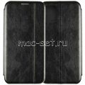 Чехол-книжка кожаный для Samsung Galaxy A71 A715 (черный) Retro Case