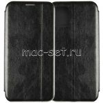 Чехол-книжка кожаный для Samsung Galaxy A71 A715 (черный) Retro Case