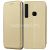 Чехол-книжка кожаный для Samsung Galaxy A9 (2018) A920 (золотистый) Fashion Case