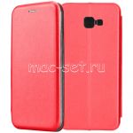 Чехол-книжка кожаный для Samsung Galaxy J4+ J415 (красный) Fashion Case