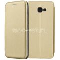 Чехол-книжка кожаный для Samsung Galaxy J4+ J415 (золотистый) Fashion Case