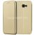 Чехол-книжка кожаный для Samsung Galaxy J4+ J415 (золотистый) Fashion Case