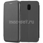 Чехол-книжка кожаный для Samsung Galaxy J5 (2017) J530 (черный) Fashion Case