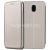 Чехол-книжка кожаный для Samsung Galaxy J5 (2017) J530 (серый) Fashion Case