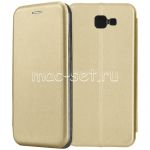 Чехол-книжка кожаный для Samsung Galaxy J5 Prime G570 (золотистый) Fashion Case