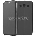 Чехол-книжка кожаный для Samsung Galaxy J7 (2016) J710 (черный) Fashion Case