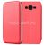 Чехол-книжка кожаный для Samsung Galaxy J7 Neo J701 (красный) Fashion Case