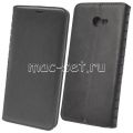Чехол-книжка кожаный для Samsung Galaxy J4+ J415 (черный) Book Case New