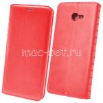 Чехол-книжка кожаный для Samsung Galaxy J4+ J415 (красный) Book Case New