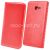 Чехол-книжка кожаный для Samsung Galaxy J4+ J415 (красный) Book Case New