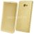 Чехол-книжка кожаный для Samsung Galaxy J4+ J415 (золотистый) Book Case New