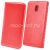 Чехол-книжка кожаный для Samsung Galaxy J5 (2017) J530 (красный) Book Case New