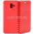 Чехол-книжка кожаный для Samsung Galaxy J6+ J610 (красный) Book Case New