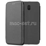 Чехол-книжка кожаный для Samsung Galaxy J7 (2017) J730 (черный) Fashion Case