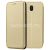 Чехол-книжка кожаный для Samsung Galaxy J7 (2017) J730 (золотистый) Fashion Case