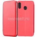 Чехол-книжка кожаный для Samsung Galaxy M20 M205 (красный) Fashion Case