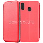 Чехол-книжка кожаный для Samsung Galaxy M20 M205 (красный) Fashion Case