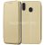 Чехол-книжка кожаный для Samsung Galaxy M20 M205 (золотистый) Fashion Case