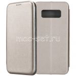 Чехол-книжка кожаный для Samsung Galaxy Note 8 N950 (серый) Fashion Case