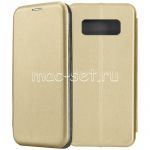 Чехол-книжка кожаный для Samsung Galaxy Note 8 N950 (золотистый) Fashion Case