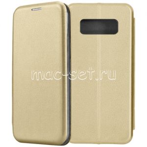 Чехол-книжка кожаный для Samsung Galaxy Note 8 N950 (золотистый) Fashion Case