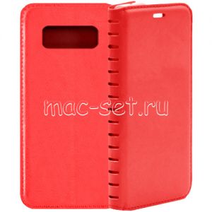 Чехол-книжка кожаный для Samsung Galaxy Note 8 N950 (красный) Book Case New