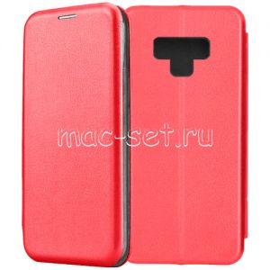 Чехол-книжка кожаный для Samsung Galaxy Note 9 N960 (красный) Fashion Case