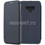 Чехол-книжка кожаный для Samsung Galaxy Note 9 N960 (синий) Fashion Case