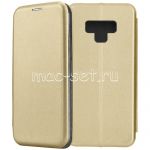 Чехол-книжка кожаный для Samsung Galaxy Note 9 N960 (золотистый) Fashion Case