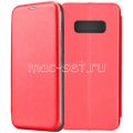 Чехол-книжка кожаный для Samsung Galaxy S10e G970 (красный) Fashion Case