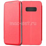 Чехол-книжка кожаный для Samsung Galaxy S10e G970 (красный) Fashion Case