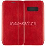 Чехол-книжка кожаный для Samsung Galaxy S10e G970 (красный) Retro Case