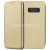 Чехол-книжка кожаный для Samsung Galaxy S10e G970 (золотистый) Fashion Case