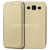 Чехол-книжка кожаный для Samsung Galaxy S3 I9300 (золотистый) Fashion Case