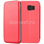 Чехол-книжка кожаный для Samsung Galaxy S6 G920F (красный) Fashion Case