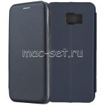 Чехол-книжка кожаный для Samsung Galaxy S6 G920F (синий) Fashion Case