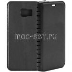 Чехол-книжка кожаный для Samsung Galaxy S6 edge G925F (черный) Book Case New