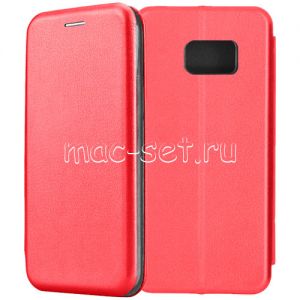 Чехол-книжка кожаный для Samsung Galaxy S7 edge G935 (красный) Fashion Case