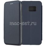 Чехол-книжка кожаный для Samsung Galaxy S7 G930 (синий) Fashion Case