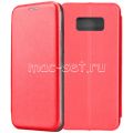 Чехол-книжка кожаный для Samsung Galaxy S8+ G955 (красный) Fashion Case