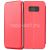 Чехол-книжка кожаный для Samsung Galaxy S8+ G955 (красный) Fashion Case