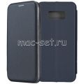 Чехол-книжка кожаный для Samsung Galaxy S8+ G955 (синий) Fashion Case