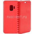 Чехол-книжка кожаный для Samsung Galaxy S9 G960 (красный) Book Case New