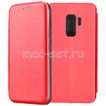 Чехол-книжка кожаный для Samsung Galaxy S9+ G965 (красный) Fashion Case