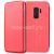 Чехол-книжка кожаный для Samsung Galaxy S9+ G965 (красный) Fashion Case